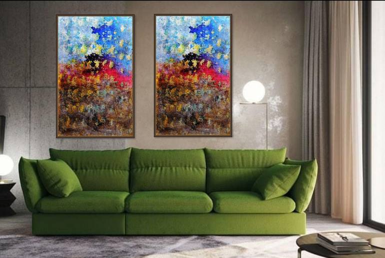 Original Abstract Painting by Anton Polushin