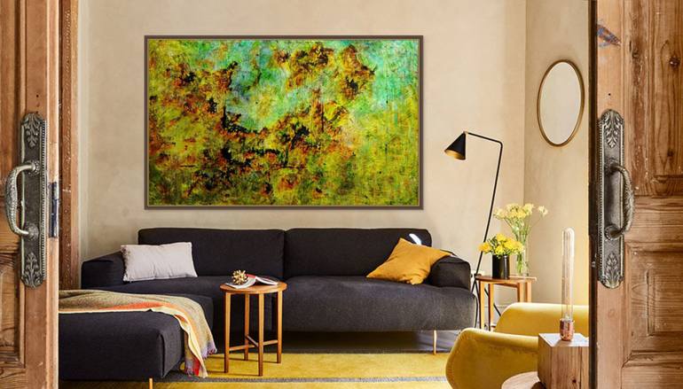 Original Abstract Painting by Anton Polushin