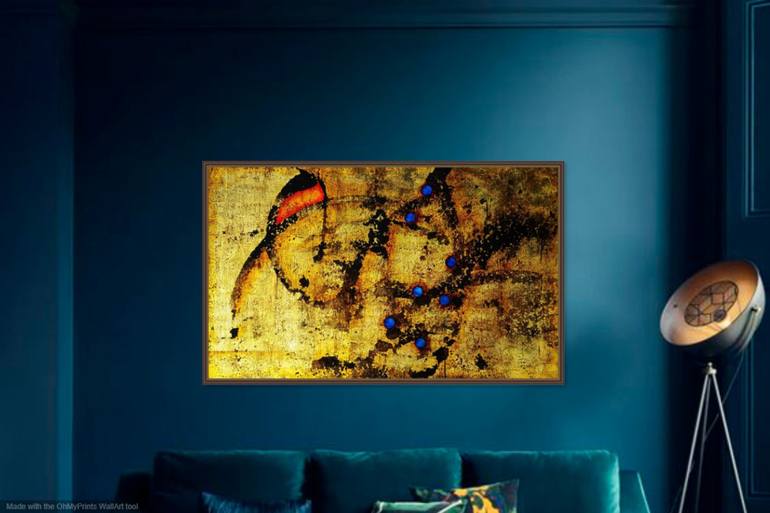 Original Abstract Painting by Anton Polushin