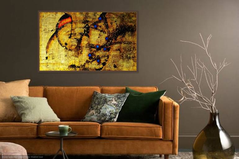 Original Abstract Painting by Anton Polushin