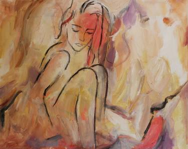 Original Abstract Nude Paintings by Elizabeth Kenney