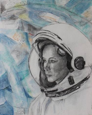 Original Outer Space Paintings by Elizabeth Kenney