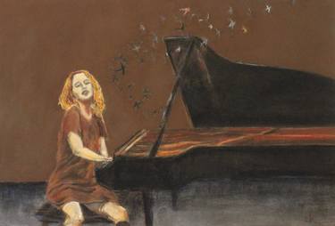 Original Music Drawings by Elizabeth Kenney