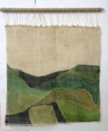 Original Abstract Landscape Painting by Ane Gomez