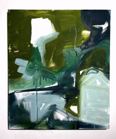 Original Abstract Expressionism Abstract Painting by Ane Gomez