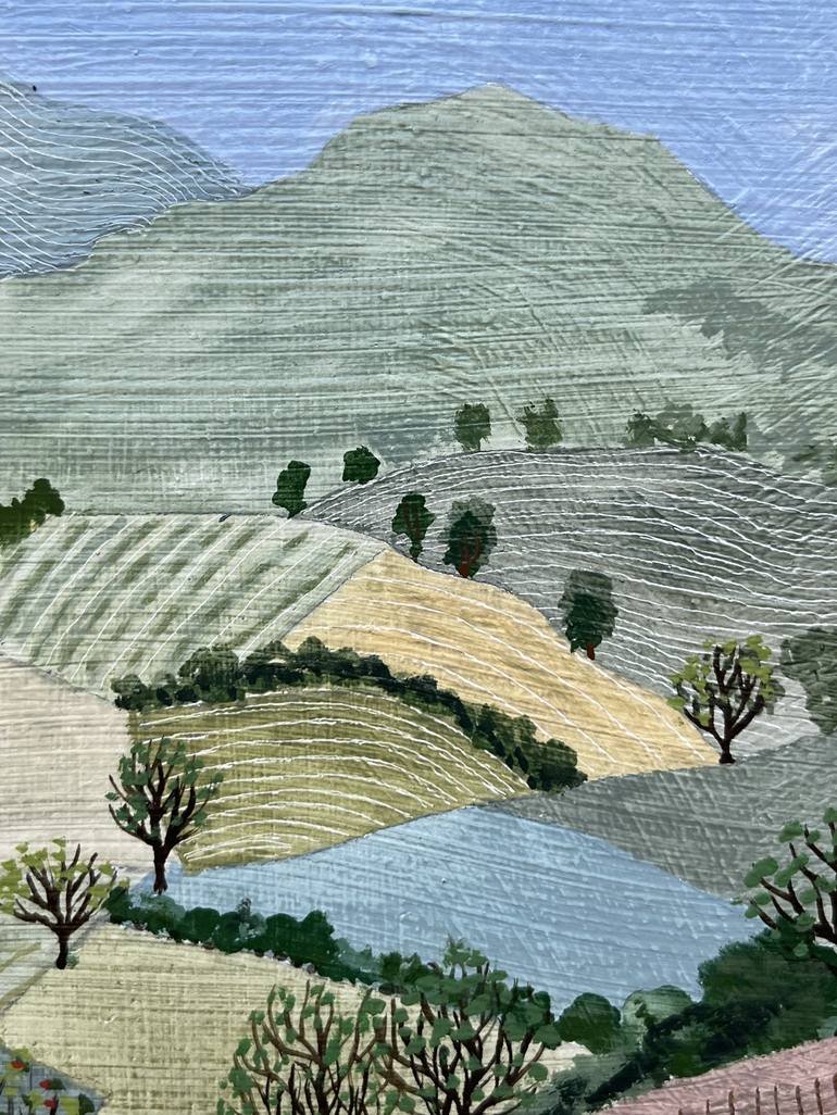 Original Figurative Landscape Painting by Sabina Puppo