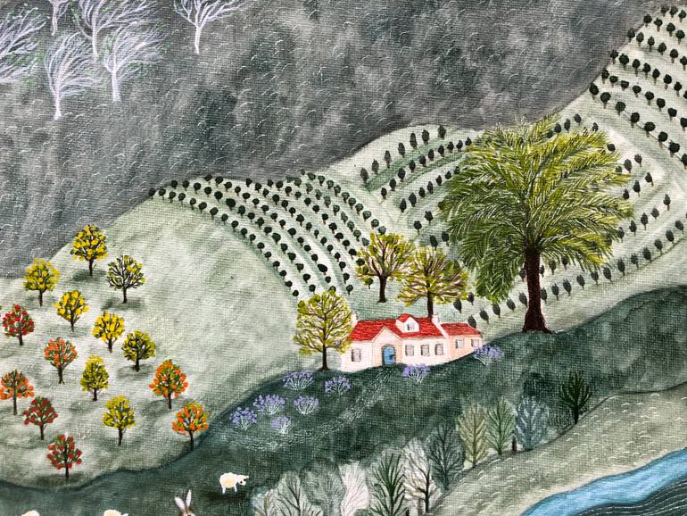 Original Figurative Landscape Painting by Sabina Puppo