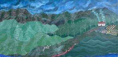 Original Figurative Landscape Paintings by Sabina Puppo
