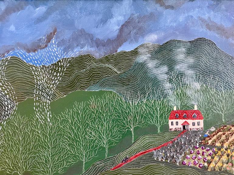 Original Figurative Landscape Painting by Sabina Puppo