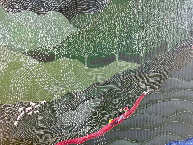 Original Figurative Landscape Painting by Sabina Puppo