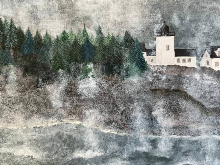 Original Folk Seascape Painting by Sabina Puppo