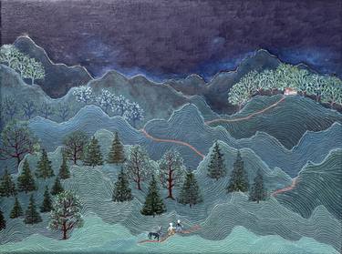 Original Figurative Landscape Paintings by Sabina Puppo