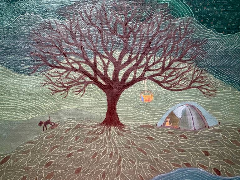 Original Figurative Landscape Painting by Sabina Puppo