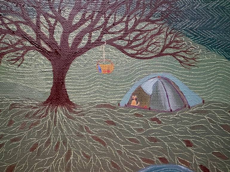 Original Figurative Landscape Painting by Sabina Puppo