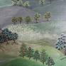 Like freckles, trees populate this fertile land