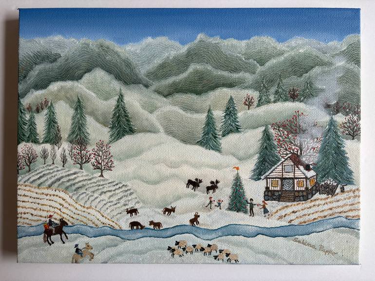 Original Figurative Family Painting by Sabina Puppo