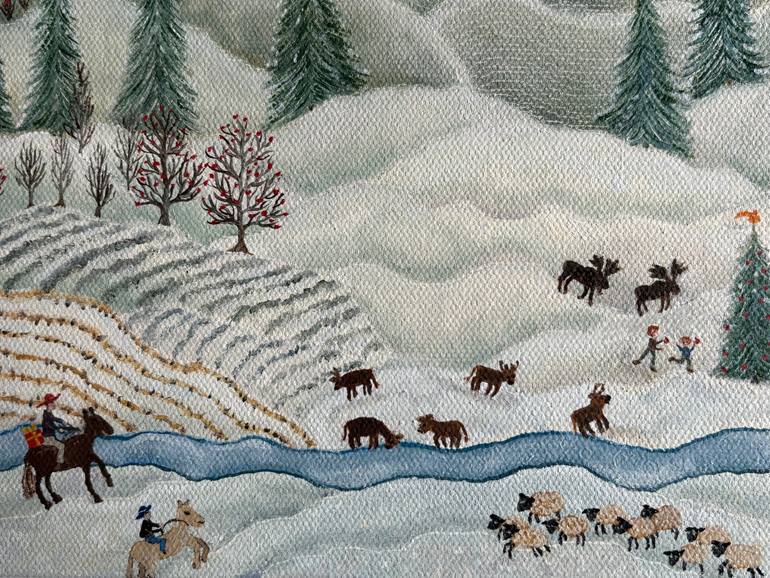 Original Figurative Family Painting by Sabina Puppo