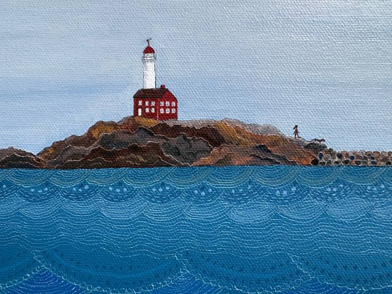 Original Figurative Landscape Painting by Sabina Puppo