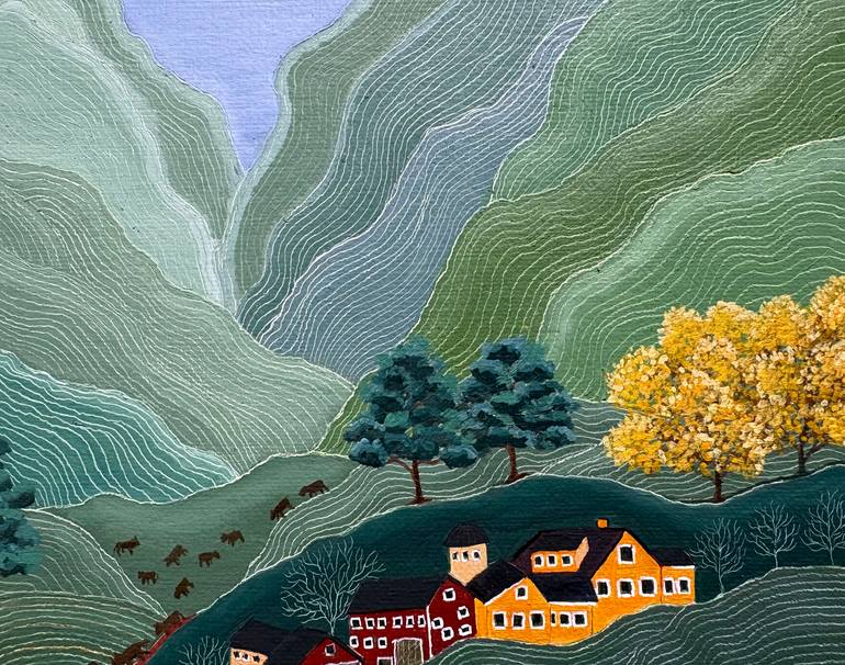 Original Contemporary Landscape Painting by Sabina Puppo