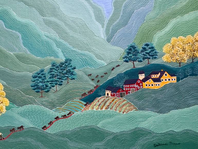 Original Contemporary Landscape Painting by Sabina Puppo