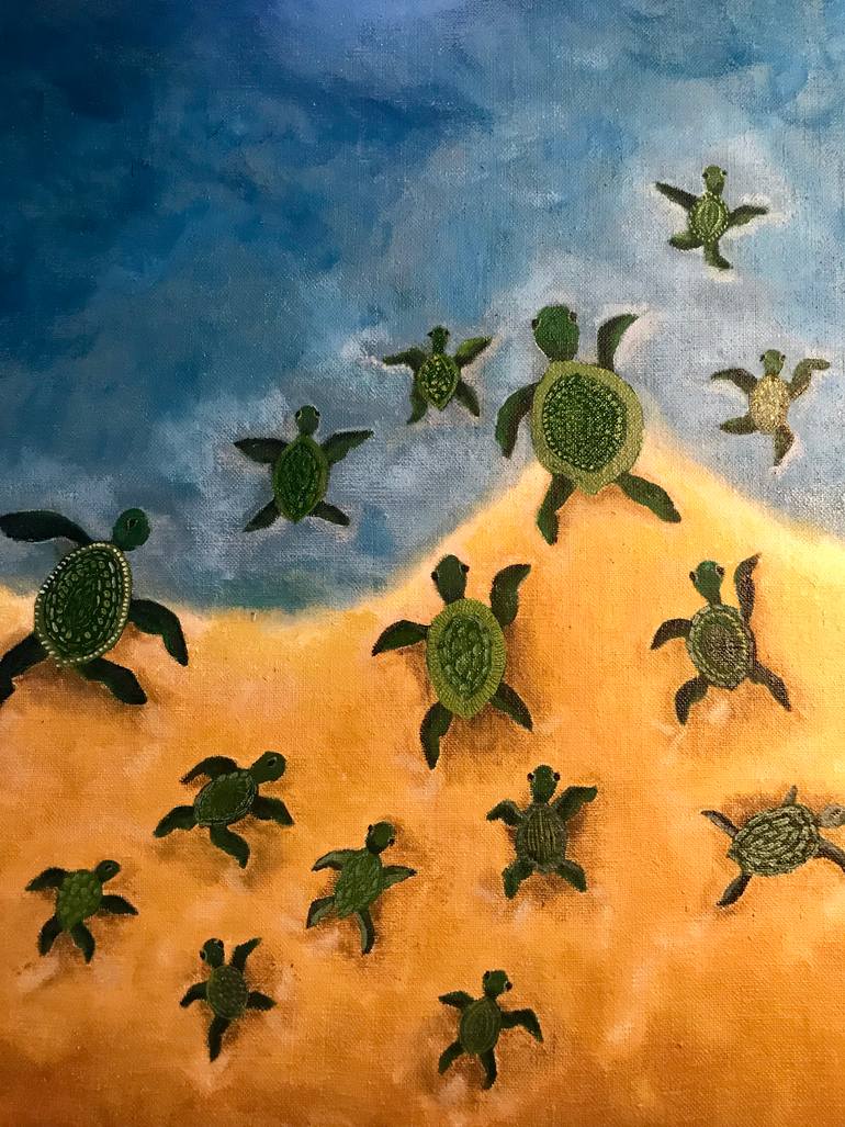 Original Contemporary Nature Painting by Sabina Puppo