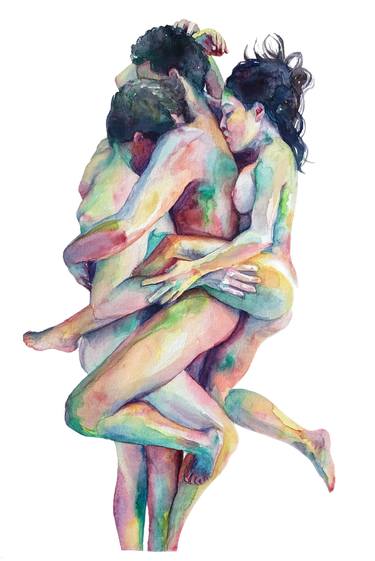 Print of Nude Paintings by Madalyn Freedman