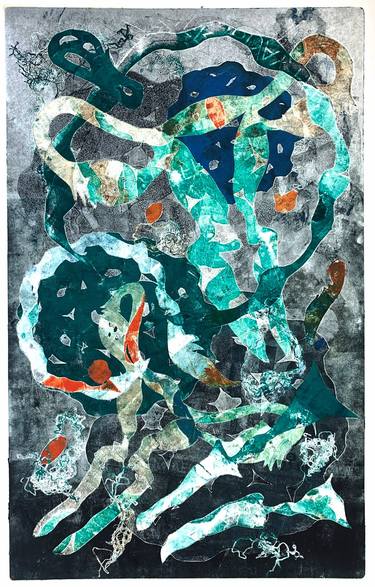 Print of Abstract Expressionism Abstract Printmaking by Madalyn Freedman