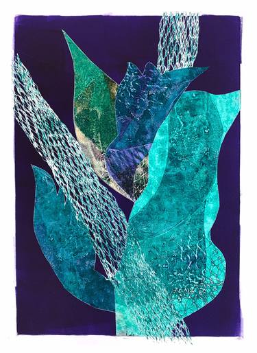 Original Abstract Printmaking by Madalyn Freedman