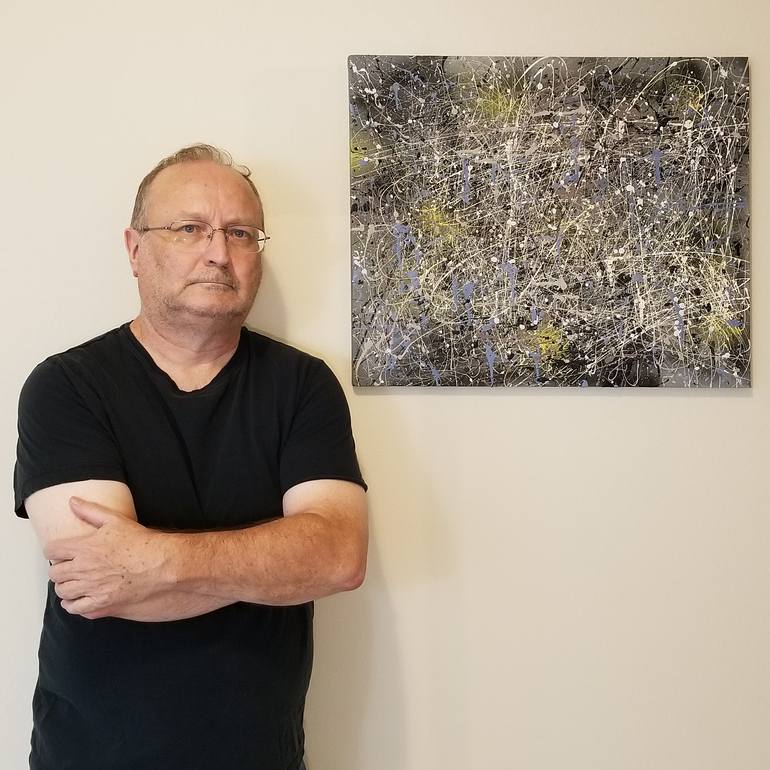 Original Abstract Expressionism Abstract Painting by Joe Deshon