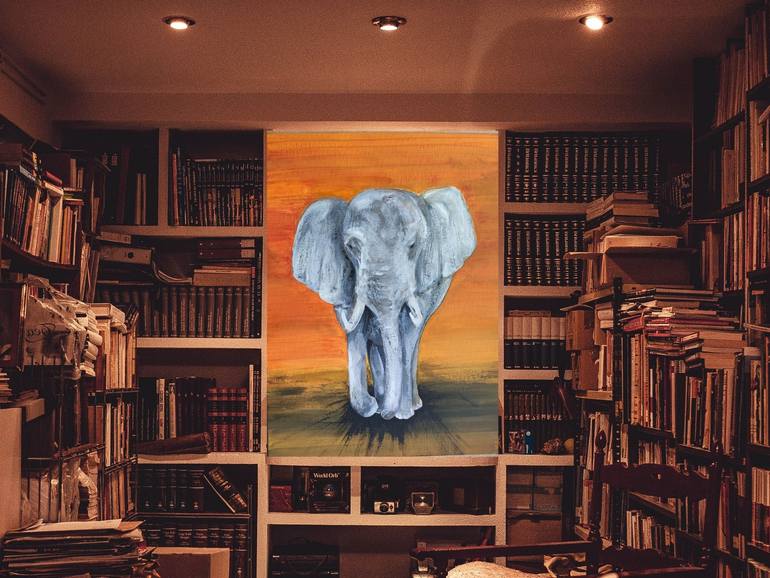 Original Contemporary Animal Painting by Stasy Vo