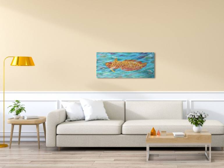 Original Fish Painting by Stasy Vo
