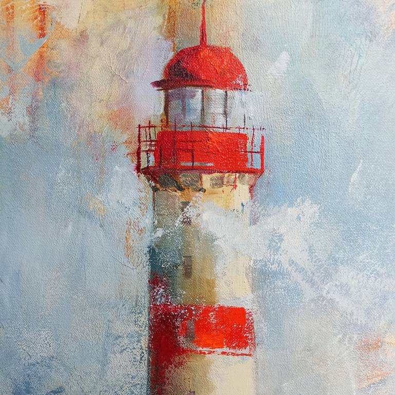 Original Contemporary Boat Painting by Daiva Rozukiene
