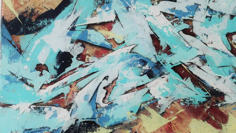 Original Street Art Abstract Painting by Davide Saco