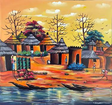 Original Documentary Nature Paintings by Chukwuma Onyechere