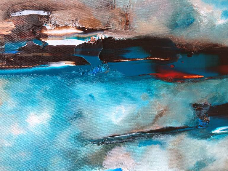 Original Abstract Painting by Lou Wildish