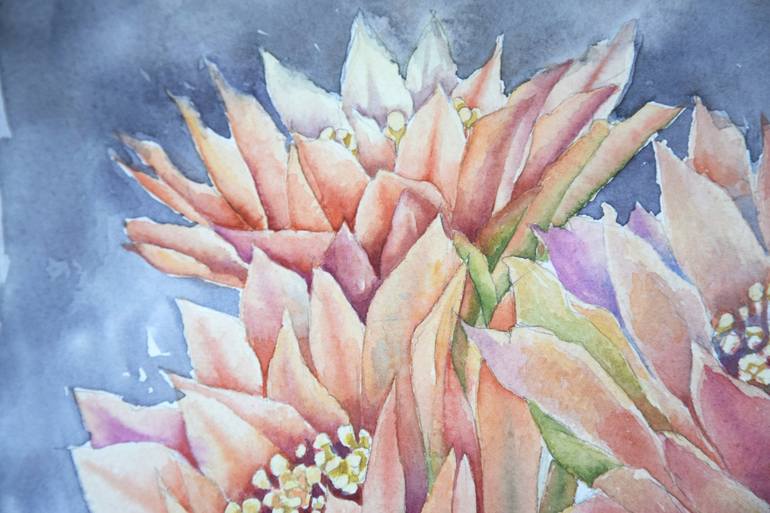 Original Floral Painting by Anna Saveleva