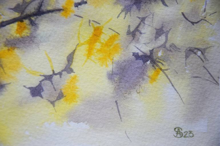 Original Contemporary Floral Painting by Anna Saveleva