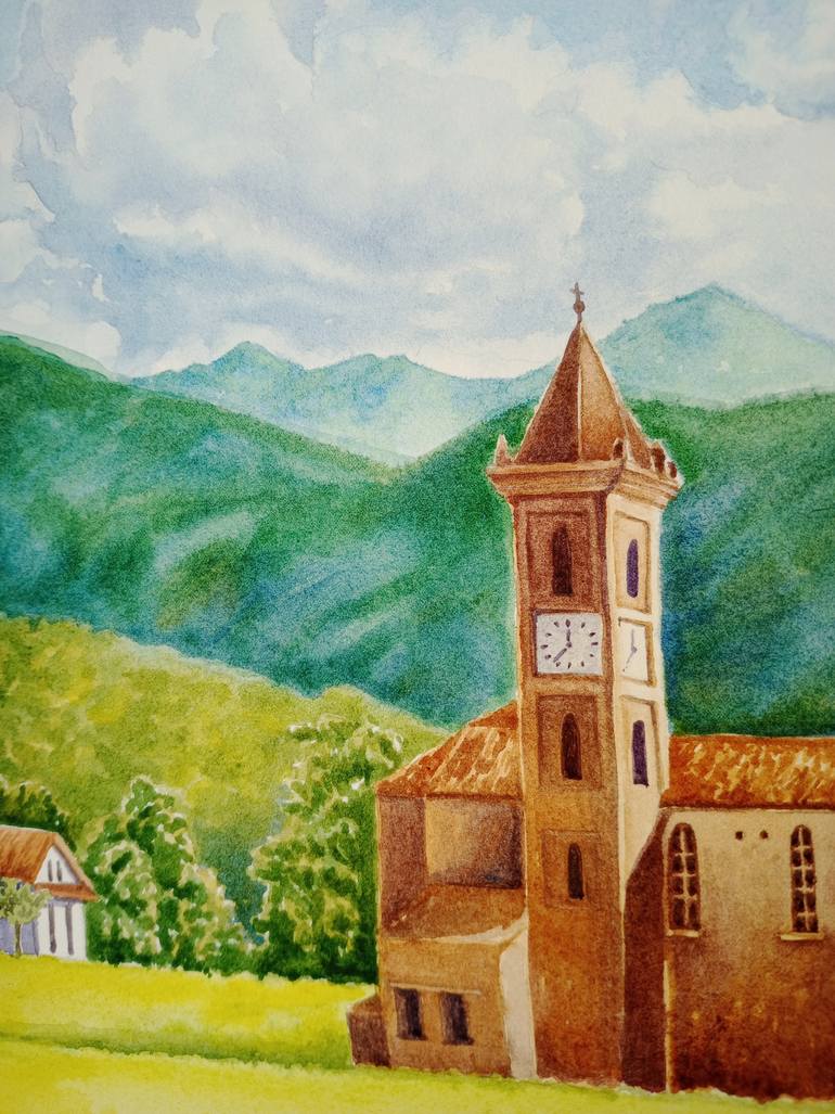 Original Contemporary Landscape Painting by Anna Saveleva