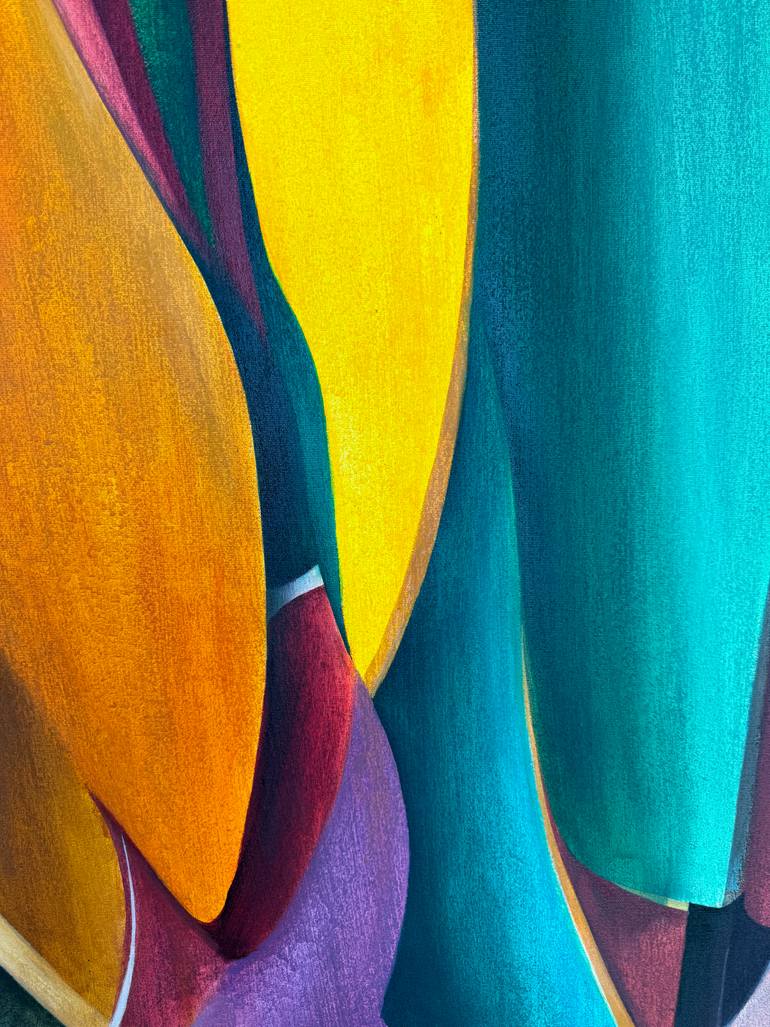 Original Abstract Expressionism Abstract Painting by Anatolii Zhuk