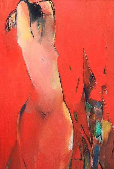 Print of Nude Paintings by Anatolii Zhuk