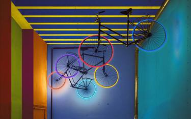 Composition 447 – "Bike Lights" - Limited Edition of 11 thumb