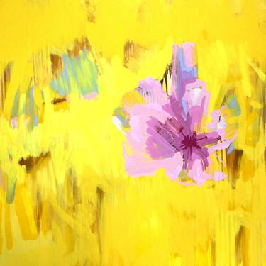 Original Abstract Floral Paintings by Abigail Frank