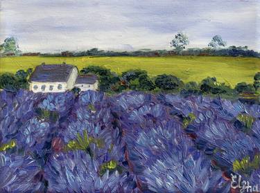 Lavenders Dreams Original Oil Painting thumb