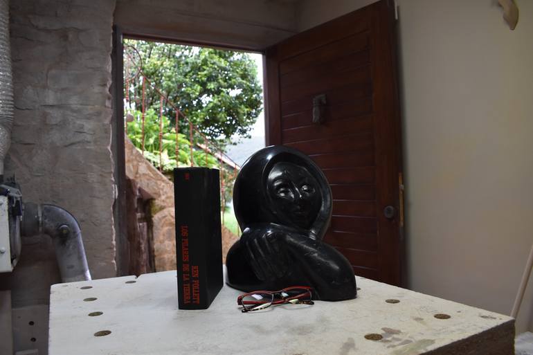 Original Figurative Religion Sculpture by Cristina Rommel