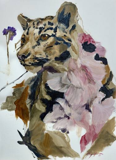 Original Abstract Expressionism Animal Paintings by Munnt Painter