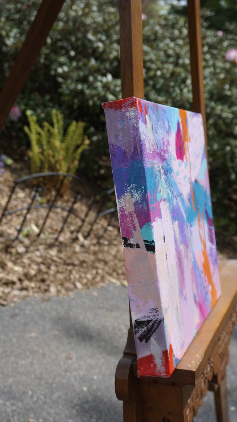 Original Abstract Expressionism Abstract Painting by Angela Devries