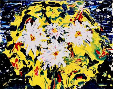 Print of Abstract Floral Paintings by Scott Newman