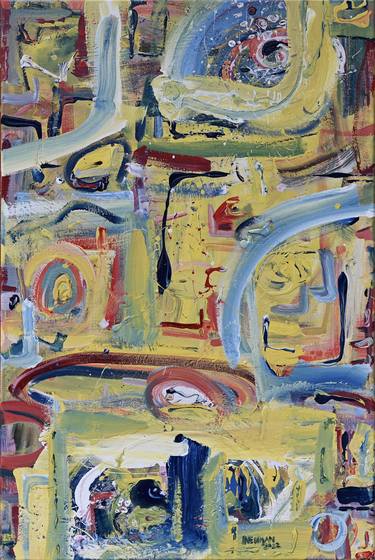Original Abstract Expressionism Abstract Paintings by Scott Newman