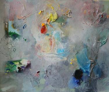 Original Abstract Expressionism Abstract Paintings by Marija Kolmanic