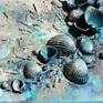 This one is from my collection inspired by the Sea

*Textured art of sand, seashells and stons
*Acrylic paint on gallery stretched canvas
*Canvas side is also painted
*Signed and Ready to hang